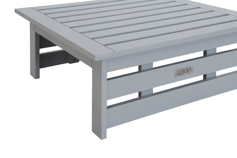 Husarn Soffbord Utomhus 80 cm - Utebord i Trä - Grå - Utemöbler - Loungemöbler - Loungegrupp & Loungeset