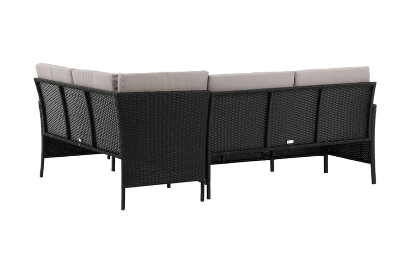 Knock Hörnsoffa Utomhus - Svart - Utemöbler - Loungemöbler - Loungegrupp & Loungeset
