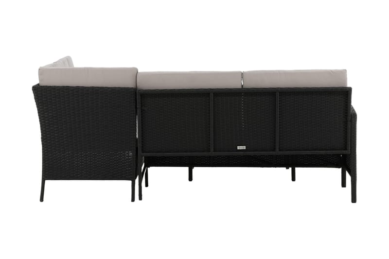 Knock Hörnsoffa Utomhus - Svart - Utemöbler - Loungemöbler - Loungegrupp & Loungeset
