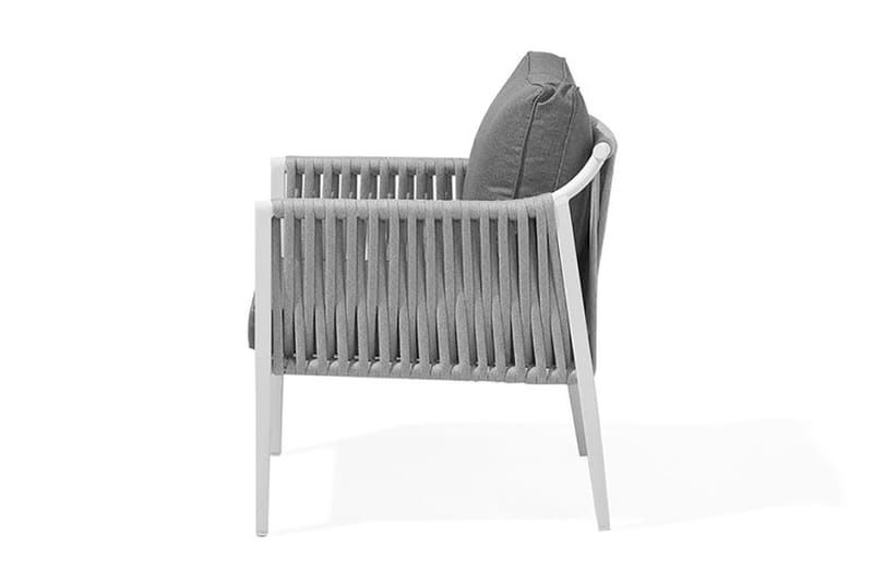 Latina Loungegrupp Utomhus 66 cm - Vit - Utemöbler - Loungemöbler - Loungegrupp & Loungeset