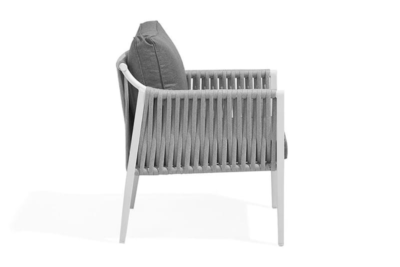 Latina Loungegrupp Utomhus 66 cm - Vit - Utemöbler - Loungemöbler - Loungegrupp & Loungeset
