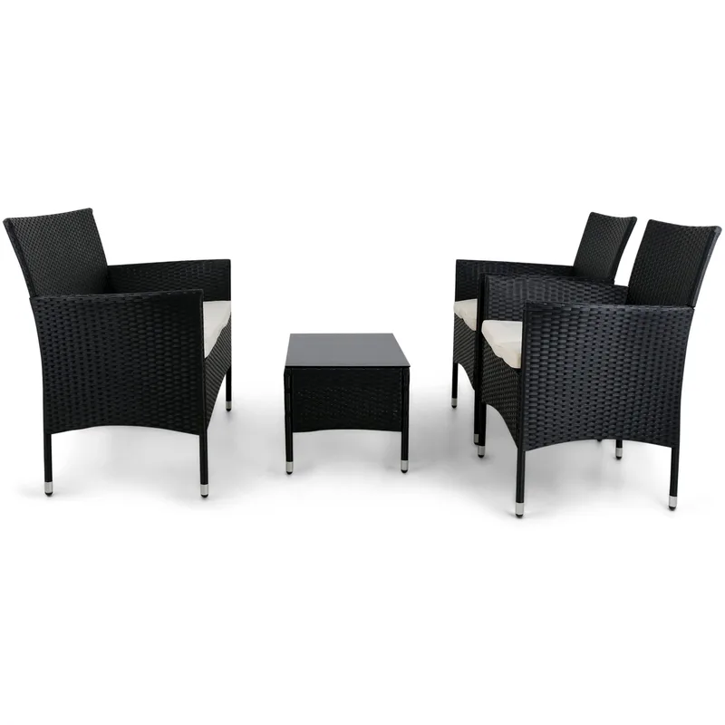 Litet loungeset för balkong | Lyfco Fjällbacka - Utemöbler - Loungemöbler - Loungegrupp & Loungeset