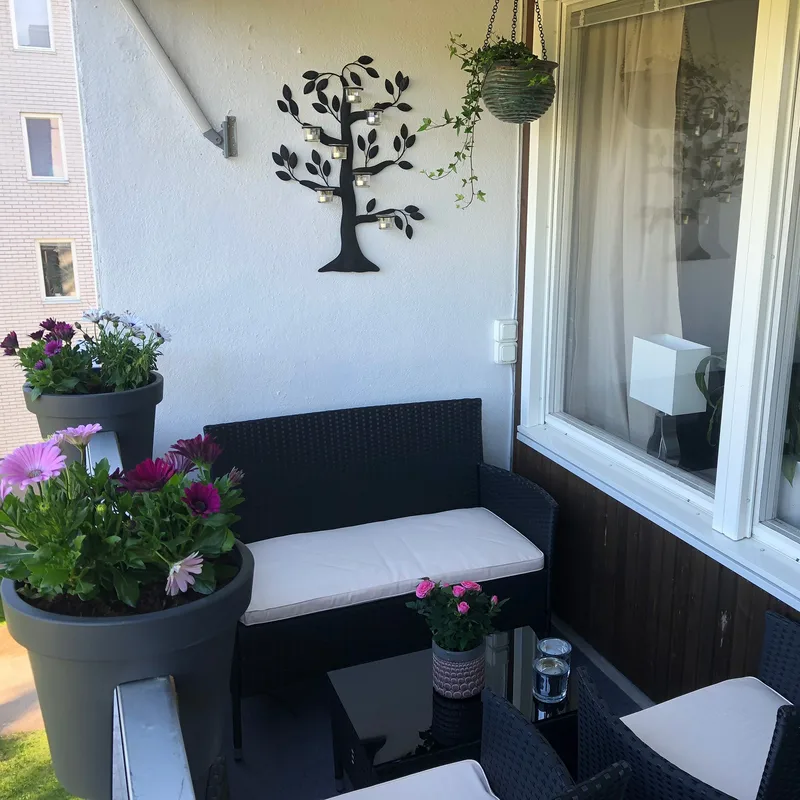 Litet loungeset för balkong | Lyfco Fjällbacka - Utemöbler - Loungemöbler - Loungegrupp & Loungeset