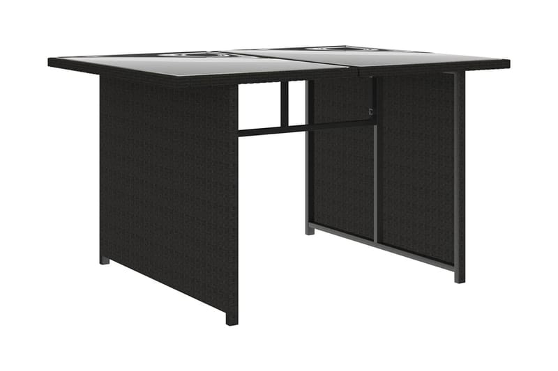Loungegrupp Utomhus för trädgården m. dynor 10 delar konstrotting sv - Svart - Utemöbler - Loungemöbler - Loungegrupp & Loungeset