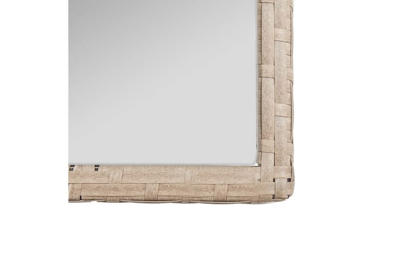 Loungegrupp Utomhus för trädgården med dynor 4 delar konstrotting be - Beige - Utemöbler - Loungemöbler - Loungegrupp & Loungeset