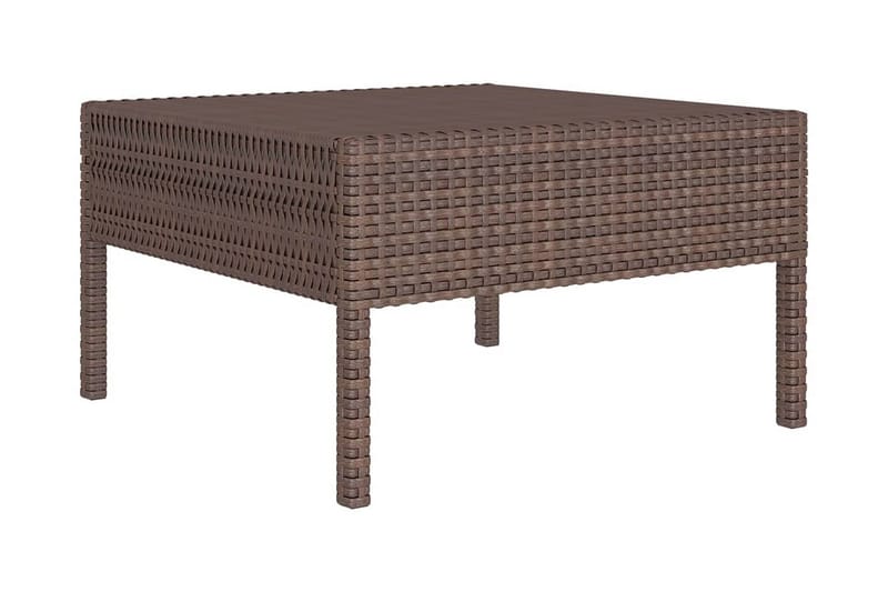 Loungegrupp Utomhus för trädgården med dynor 7 delar konstrotting br - Brun - Utemöbler - Loungemöbler - Loungegrupp & Loungeset