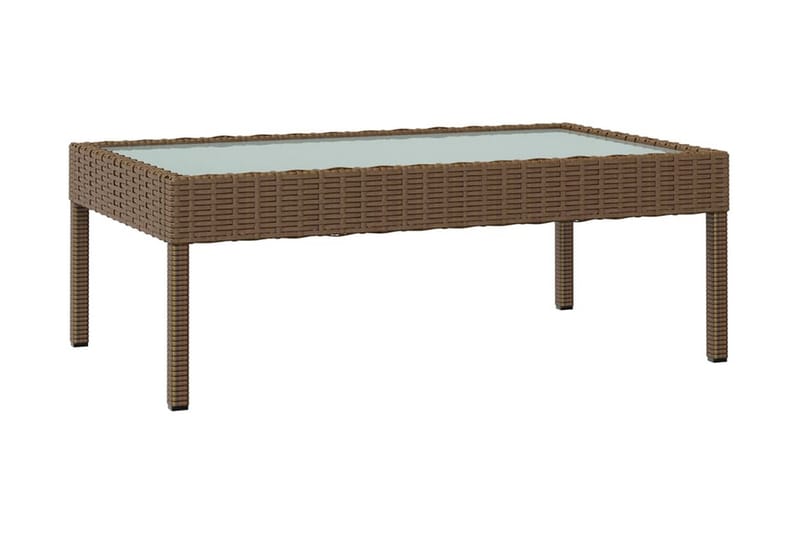 Loungegrupp Utomhus för trädgården med dynor 8 delar konstrotting br - Brun - Utemöbler - Loungemöbler - Loungegrupp & Loungeset