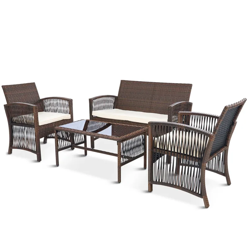 Lyxig soffgrupp för balkong | Lyfco Dalsjö - Utemöbler - Loungemöbler - Loungegrupp & Loungeset