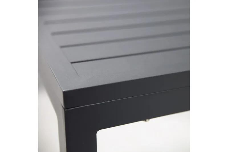 Möbelset ADRIAN Utebord och Hörnsoffa Utomhus mörkgrå - Utemöbler - Loungemöbler - Loungegrupp & Loungeset