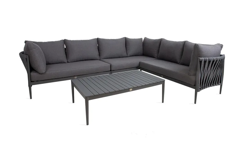 Möbelset Bremen 2 delar Grå, undefined