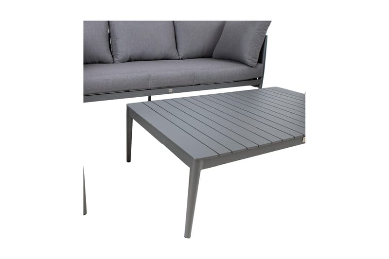 Möbelset Bremen 4 delar Grå - Utemöbler - Loungemöbler - Loungegrupp & Loungeset
