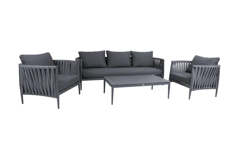 Möbelset Bremen 4 delar Grå, undefined