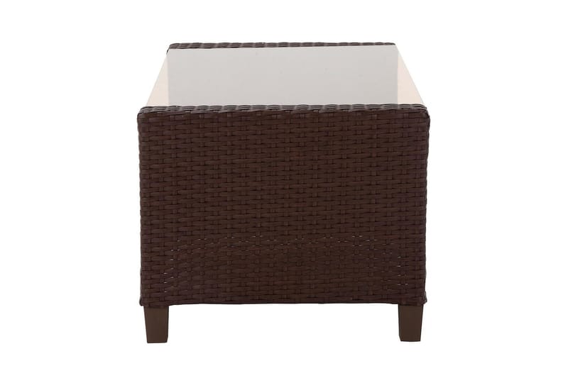 Malmo Loungegrupp Utomhus Konstrotting Brun - Dorel Home - Utemöbler - Loungemöbler - Loungegrupp & Loungeset