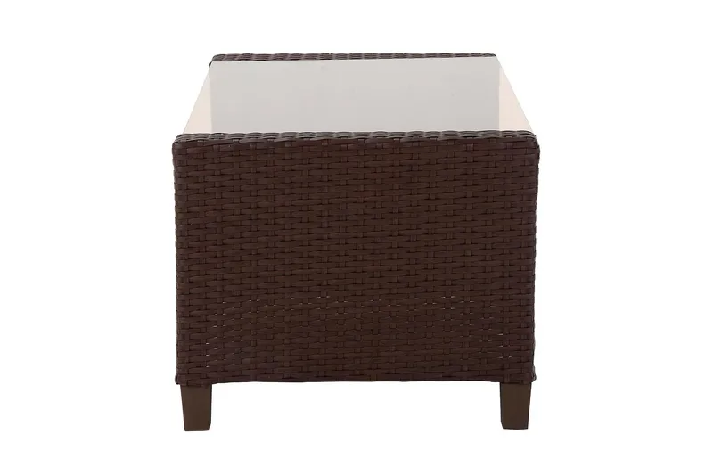 Malmo Loungegrupp Utomhus Konstrotting Brun - Dorel Home - Utemöbler - Loungemöbler - Loungegrupp & Loungeset