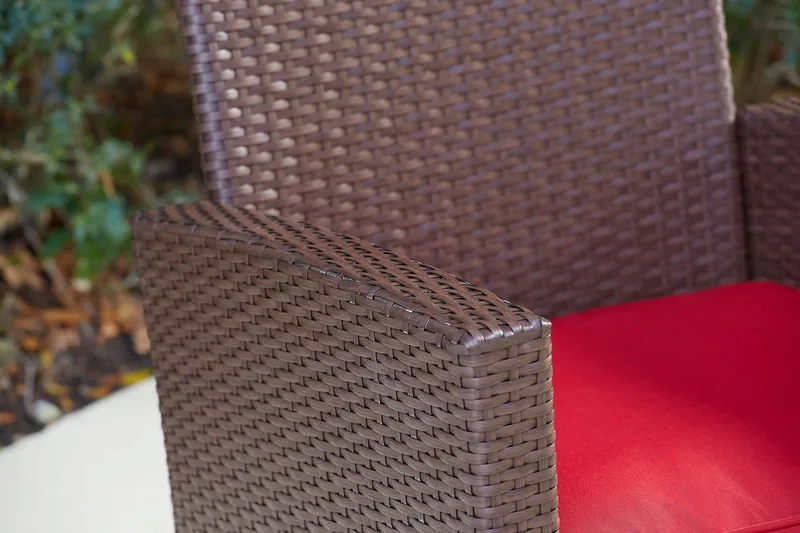 Malmo Loungegrupp Utomhus Konstrotting Brun - Dorel Home - Utemöbler - Loungemöbler - Loungegrupp & Loungeset