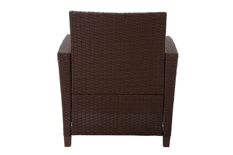 Malmo Loungegrupp Utomhus Konstrotting Brun - Dorel Home - Utemöbler - Loungemöbler - Loungegrupp & Loungeset