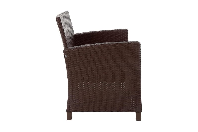 Malmo Loungegrupp Utomhus Konstrotting Brun - Dorel Home - Utemöbler - Loungemöbler - Loungegrupp & Loungeset