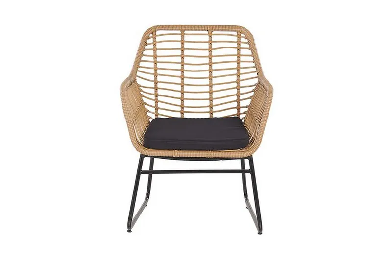 Malvedo Soffgrupp Utomhus - Natur/Svart - Utemöbler - Loungemöbler - Loungegrupp & Loungeset