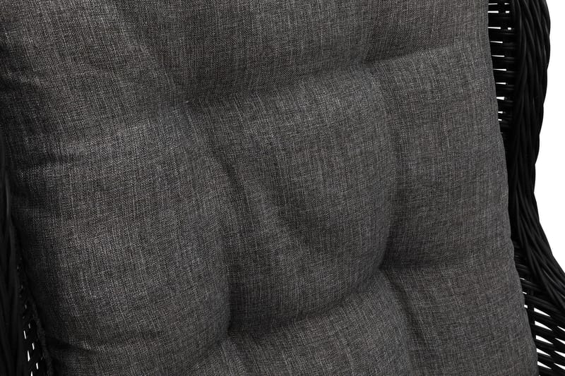 Marcus Soffgrupp 3-sits Ink. Fåtöljer - Svart - Utemöbler - Loungemöbler - Loungegrupp & Loungeset