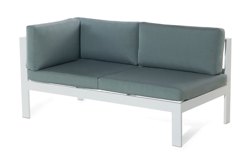 Messina Loungegrupp Utomhus 147 cm - Vit - Utemöbler - Loungemöbler - Loungegrupp & Loungeset