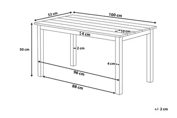 Messina Loungegrupp Utomhus 147 cm - Vit - Utemöbler - Loungemöbler - Loungegrupp & Loungeset