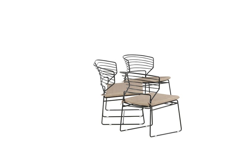 Milano Loungegrupp Utomhus - Beige - Utemöbler - Loungemöbler - Loungegrupp & Loungeset