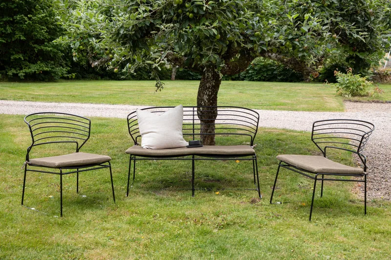 Milano Loungegrupp Utomhus - Beige - Utemöbler - Loungemöbler - Loungegrupp & Loungeset