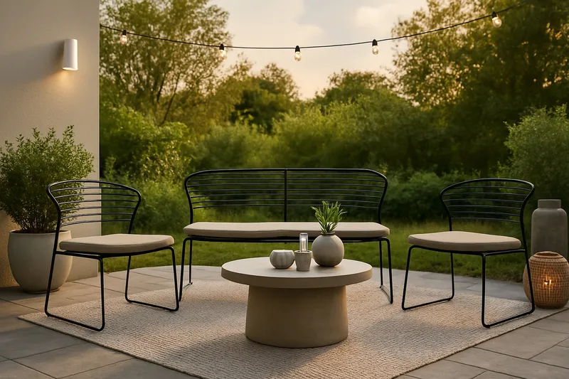 Milano Loungegrupp Utomhus - Beige - Utemöbler - Loungemöbler - Loungegrupp & Loungeset