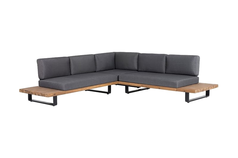 Mykonos Loungegrupp Utomhus 256 cm - Trä/Natur - Utemöbler - Loungemöbler - Loungegrupp & Loungeset