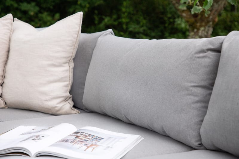 Nettan Loungegrupp Utomhus - Grå/Brun - Utemöbler - Loungemöbler - Loungegrupp & Loungeset