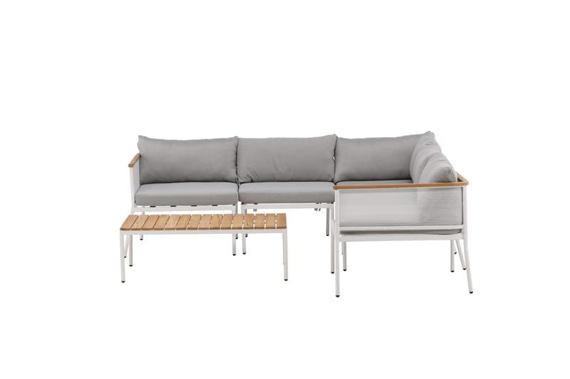 Nettan Loungegrupp Utomhus - Grå/Brun - Utemöbler - Loungemöbler - Loungegrupp & Loungeset