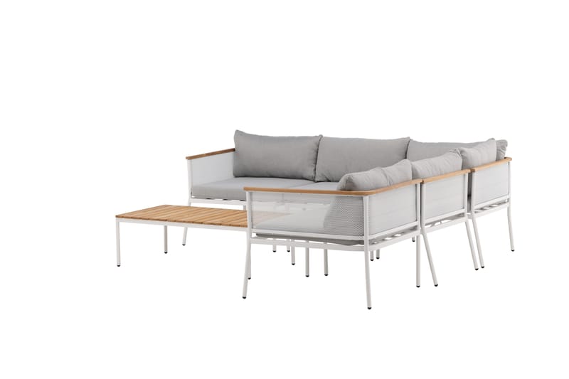 Nettan Loungegrupp Utomhus - Grå/Brun - Utemöbler - Loungemöbler - Loungegrupp & Loungeset