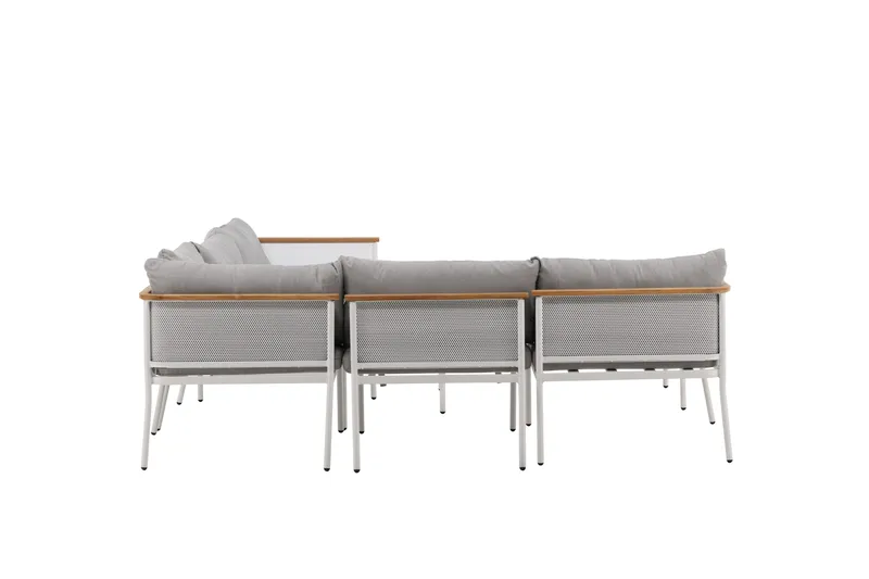 Nettan Loungegrupp Utomhus - Grå/Brun - Utemöbler - Loungemöbler - Loungegrupp & Loungeset