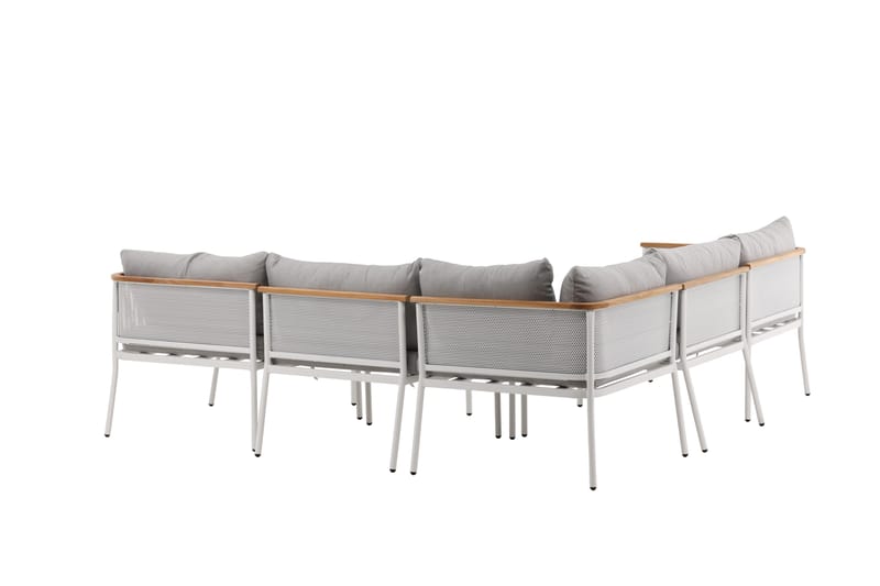 Nettan Loungegrupp Utomhus - Grå/Brun - Utemöbler - Loungemöbler - Loungegrupp & Loungeset