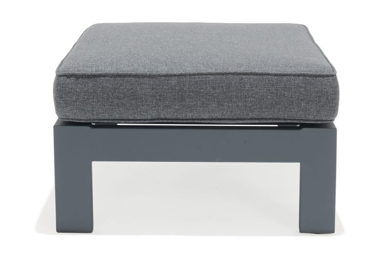 Palau Fåtölj med Fotpall - Grå - Utemöbler - Loungemöbler - Loungestol utomhus