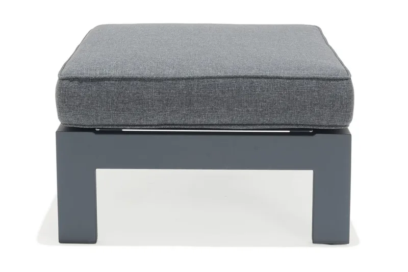 Palau Fåtölj med Fotpall - Grå - Utemöbler - Loungemöbler - Loungestol utomhus