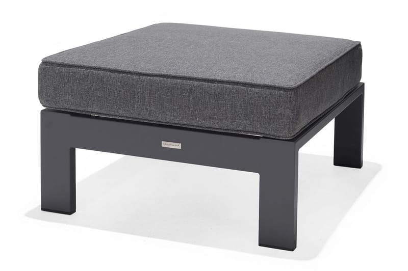 Palau Fåtölj med Fotpall - Grå - Utemöbler - Loungemöbler - Loungestol utomhus