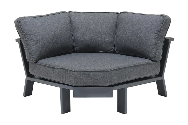 Palau Loungegrupp Utomhus 5-sits - Trä/Grå - Trädgård & spabad - Utemiljö - Altan & terrass - Altanmöbler