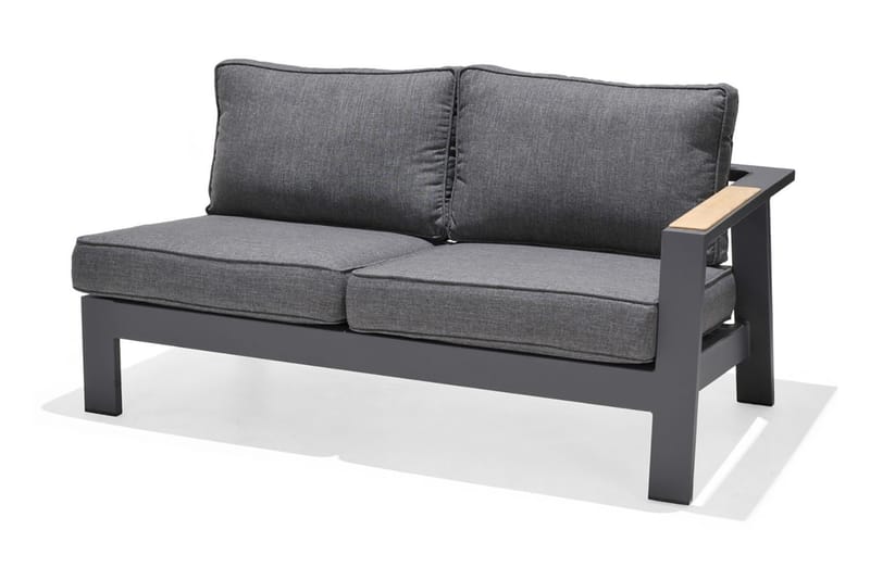 Palau Loungegrupp Utomhus 6-sits - Trä/Grå - Trädgård & spabad - Utemiljö - Altan & terrass - Altanmöbler