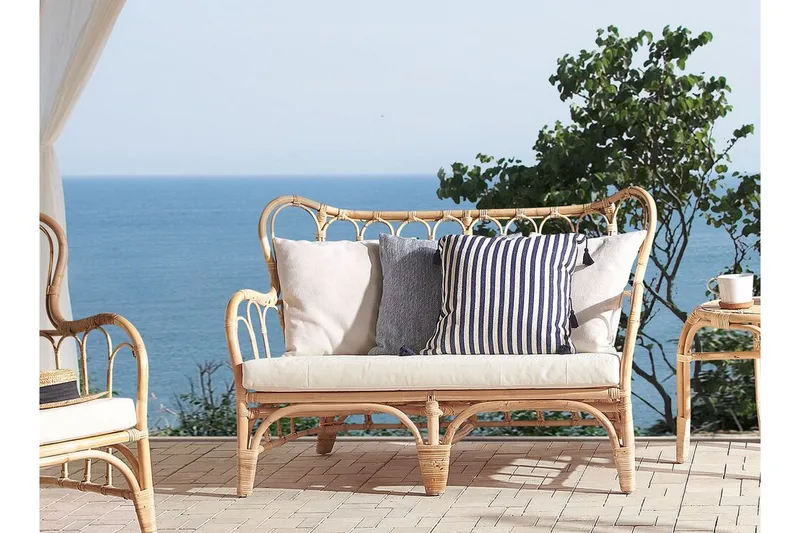 Pedagne Loungegrupp Utomhus 4-sits - Rotting/Beige - Utemöbler - Loungemöbler - Loungegrupp & Loungeset