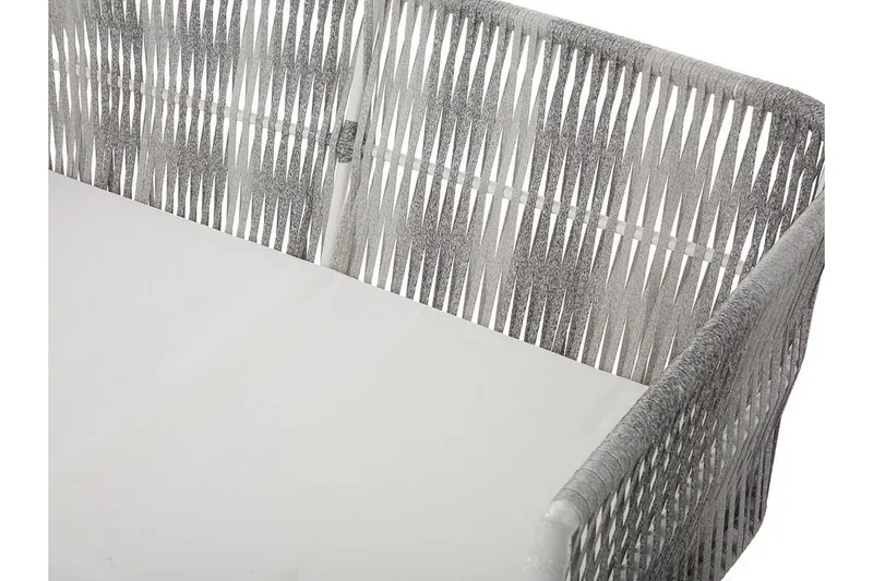 Ragusa Loungegrupp Utomhus 156 cm - Grå - Utemöbler - Loungemöbler - Loungegrupp & Loungeset