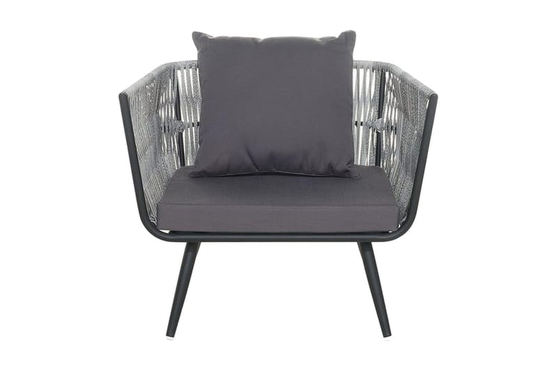 Ragusa Loungegrupp Utomhus 156 cm - Grå - Utemöbler - Loungemöbler - Loungegrupp & Loungeset