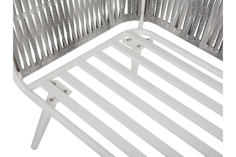 Ragusa Loungegrupp Utomhus 156 cm - Grå - Utemöbler - Loungemöbler - Loungegrupp & Loungeset