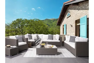 Reecer Loungegrupp Utomhus - Grå - Utemöbler - Loungemöbler - Loungegrupp & Loungeset