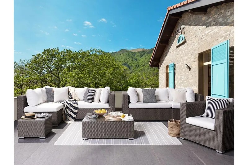 Reecer Loungegrupp Utomhus - Grå - Utemöbler - Loungemöbler - Loungegrupp & Loungeset