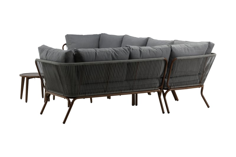 Roxo Hörnsoffa Utomhus - Brun - Utemöbler - Loungemöbler - Loungegrupp & Loungeset