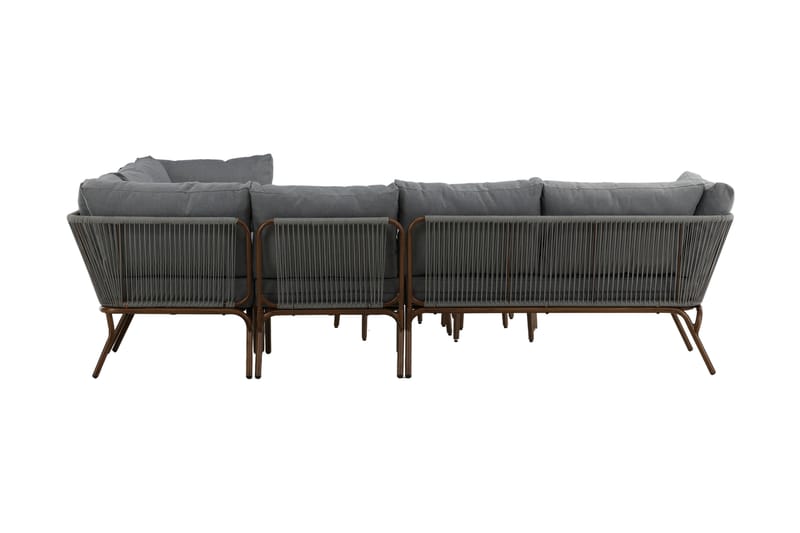 Roxo Hörnsoffa Utomhus - Brun - Utemöbler - Loungemöbler - Loungegrupp & Loungeset