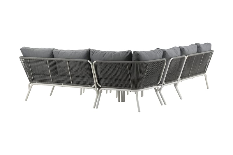 Roxo Hörnsoffa Vit - Venture Home - Utemöbler - Loungemöbler - Loungegrupp & Loungeset