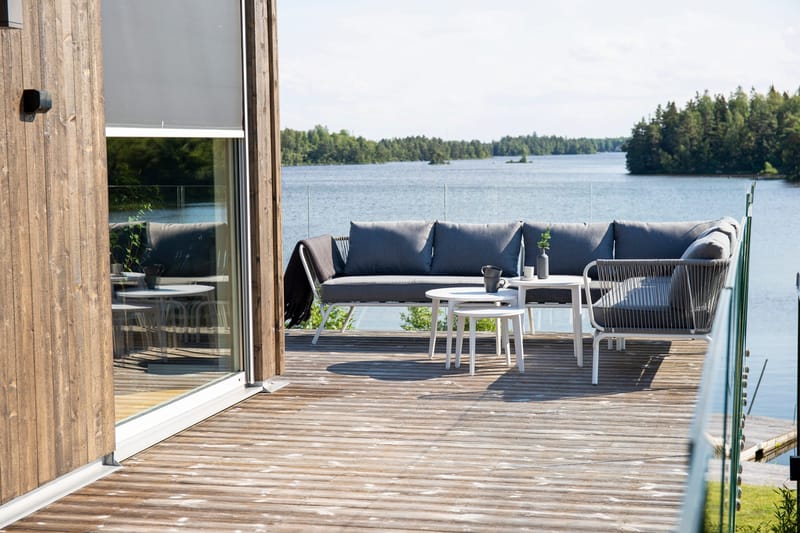 Roxo Hörnsoffa Vit - Venture Home - Utemöbler - Loungemöbler - Loungegrupp & Loungeset