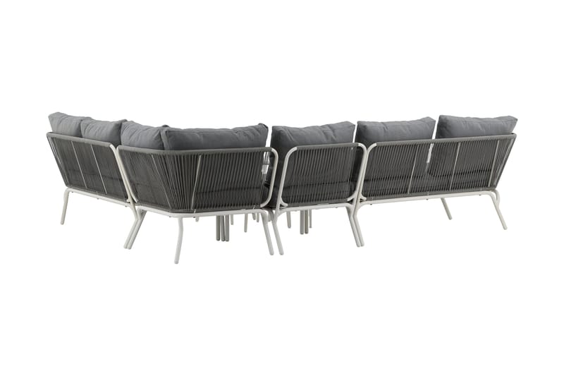 Roxo Hörnsoffa Vit - Venture Home - Utemöbler - Loungemöbler - Loungegrupp & Loungeset